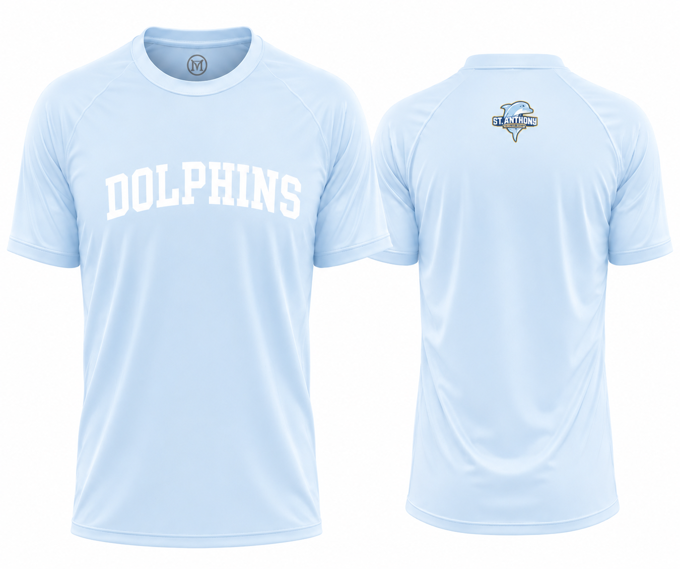 Blue St. Anthony Dolphins Performance Tee (KIDS)