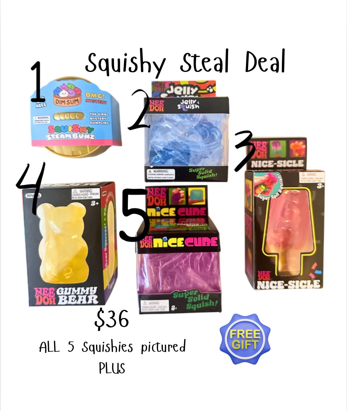 N E E D O H-Like Squishy Steal Deal