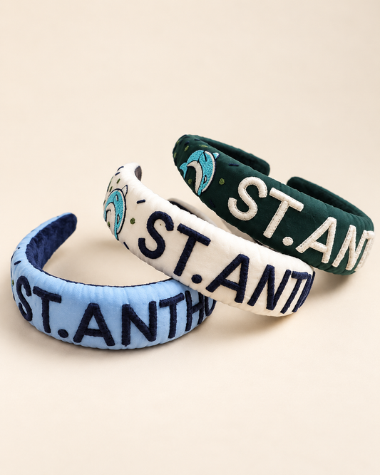 St. Anthony Embroidered Padded Headband