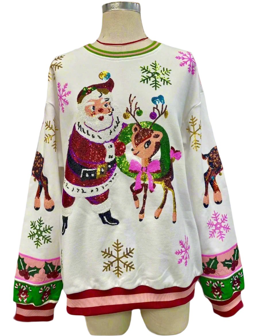 Retro Santa Sweatshirt - Exclusive