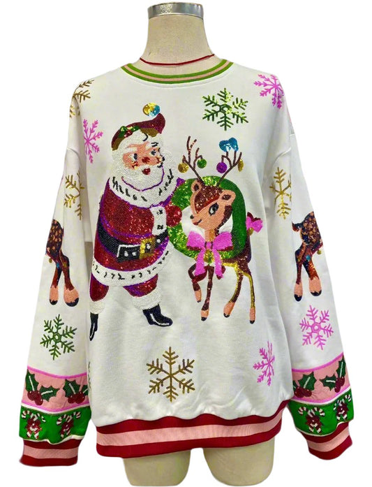 Retro Santa Sweatshirt - Exclusive