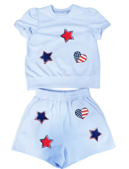 Preppy Patriotic Patch Set