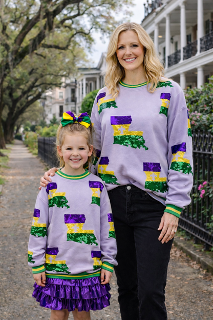 Louisiana State Mardi Gras (Mommy + Me)