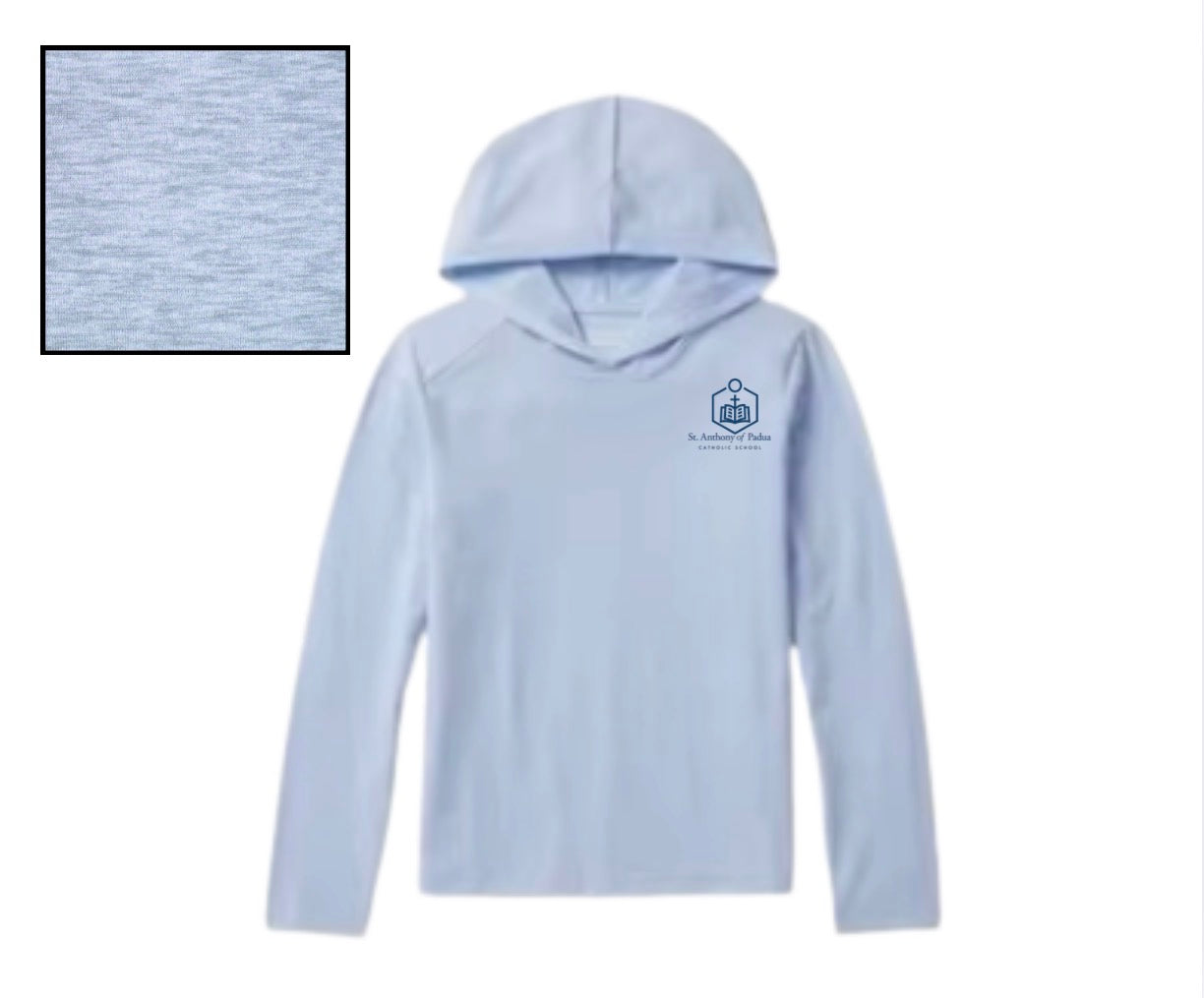 St. Anthony Performance Hooded Tee 💙