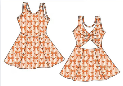Texas Bow Back Athletic Dress