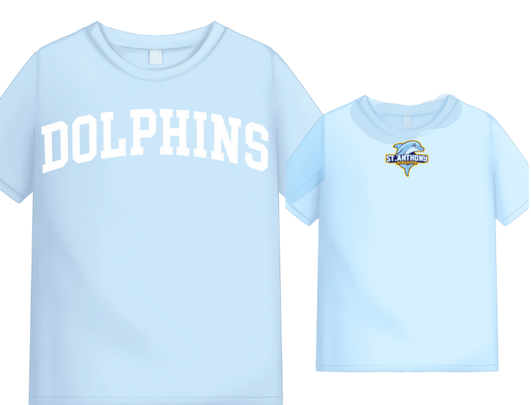 STAOPCS Dolphins Boys Performance Tee (BLUE)