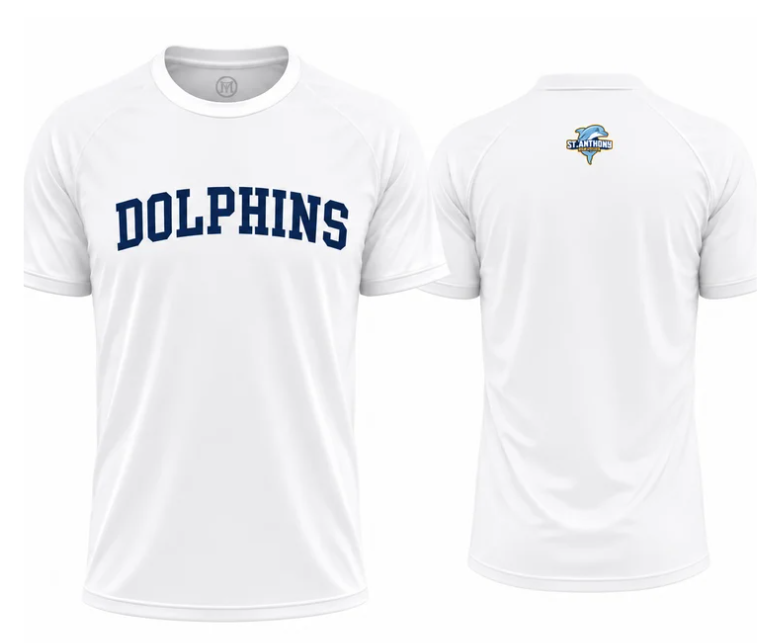 STAOPCS Dolphins Men's Performance Tee (WHITE)